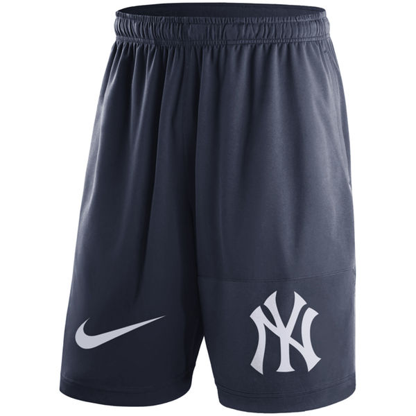 Men's Nike Navy New York Yankees Dry Fly Shorts